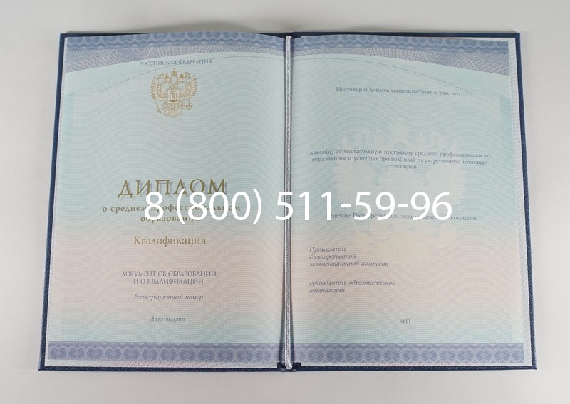 Диплом о среднем образовании (Спецбланк) 2014-2024 года в Кургане