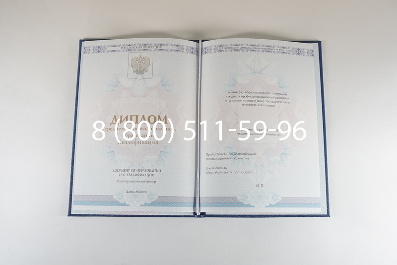 Диплом техникума 2014-2024 года в Кургане